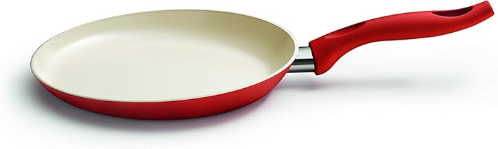 Kelomat CeraMic Induction 25 3530-367 Pancake Pan Diameter 25 cm Ceramic Coating Red