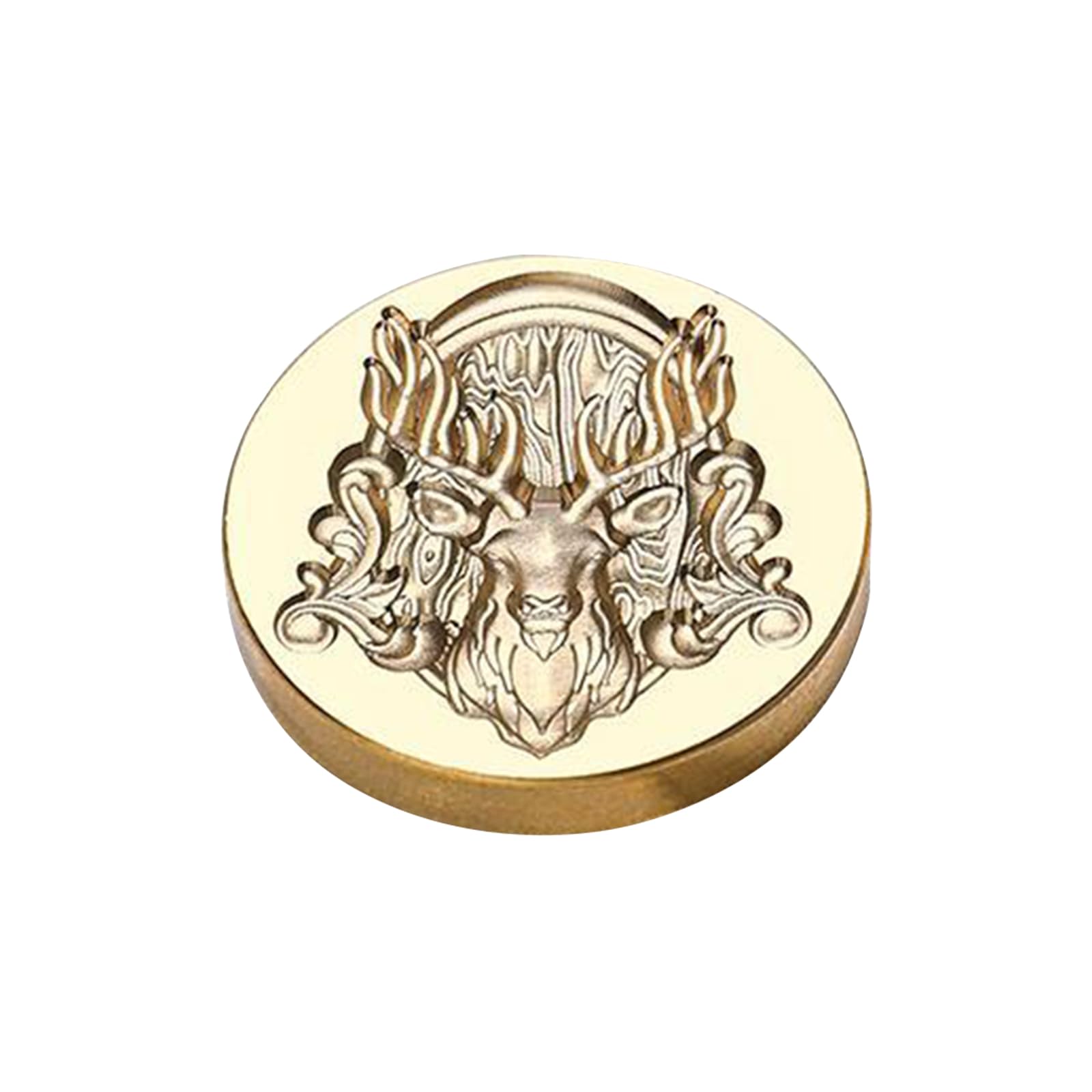 CRFFZ 3D Embossed Wax Seal Stamp Sealing Stamp for and Envelope Scrapbooking and Journaling Brass Head Sealing Wax