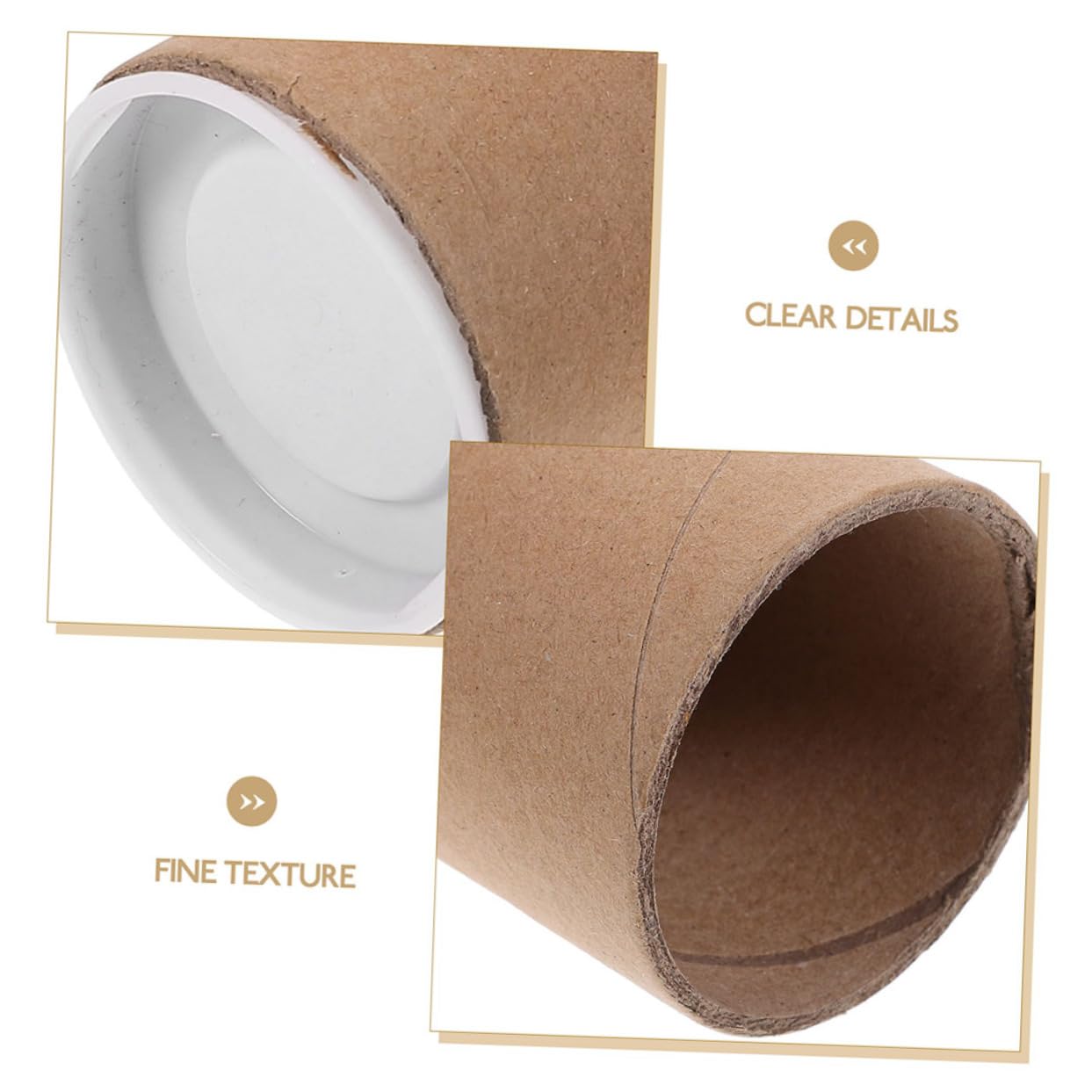 Housoutil 3 Ensembles Tube En Papier Kraft Lourd Pour Devoir Document Expéditeurs Art Tubes En Papier Tube D'expédition Protecteur D'affiche Tubes D'expédition Postale Kaki 2 Pièces * 3