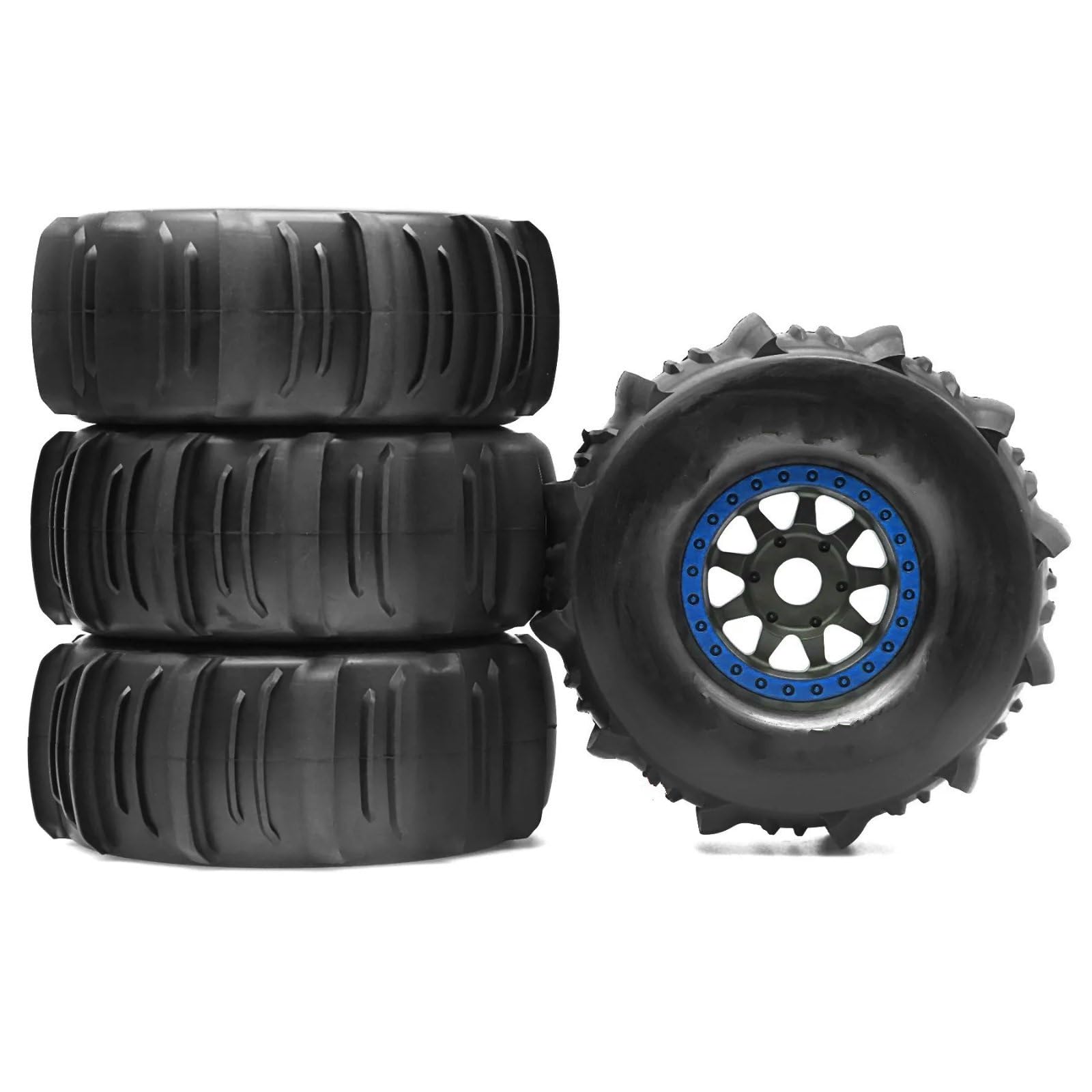 RC Spielzeug Teile Für Traxxas Für Arrma Für Senton Für Vkar Für UDR Für Mojave Für Atom DF7 DB8 1/7-1/8 RC Auto Upgrades Teile Sand Reifen Schnee Reifen 17mm Hex(Red)