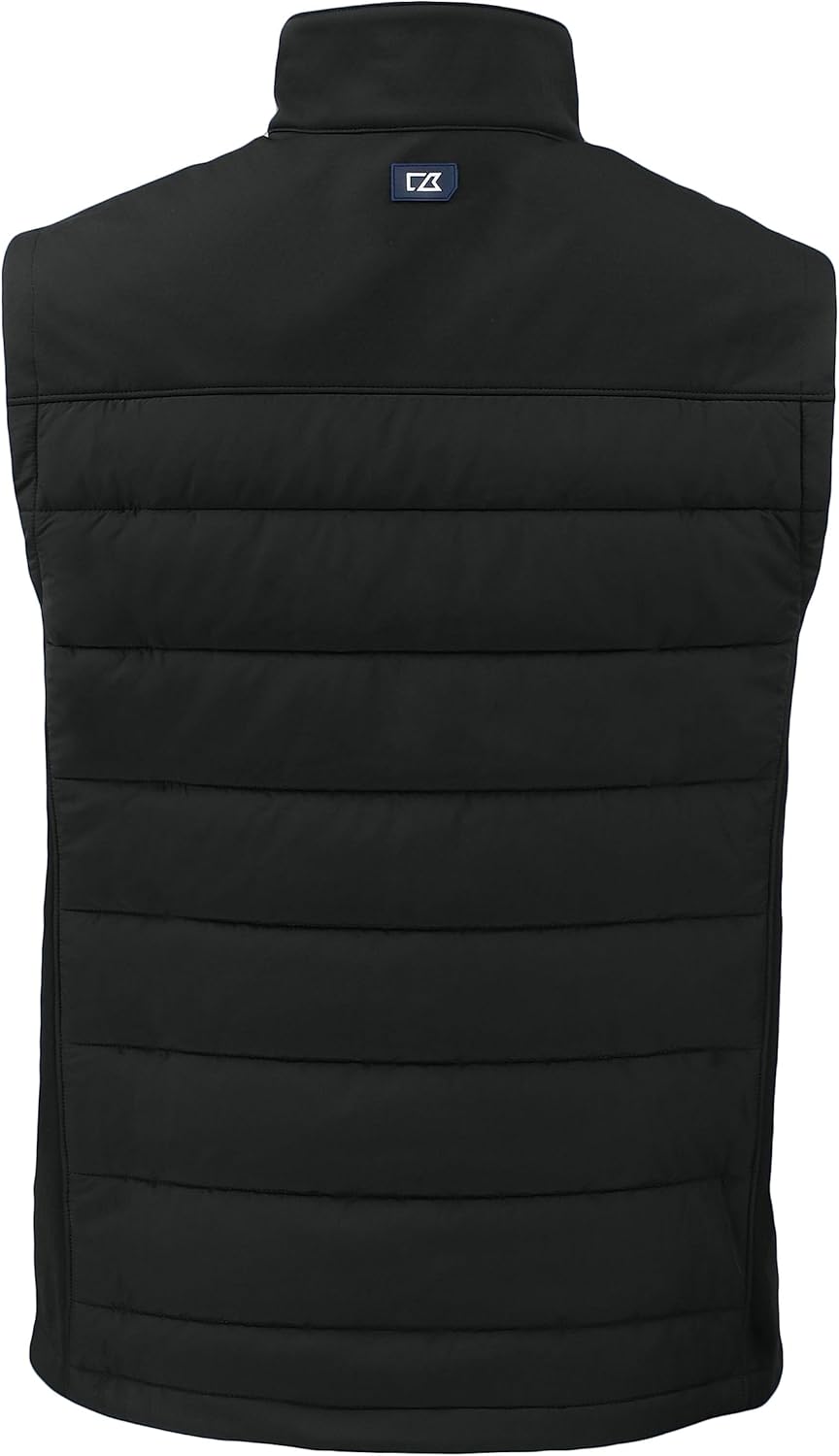 Cutter & Buck mens Evoke Hybrid Eco Softshell Recycled Mens Full Zip Vest - Image 3