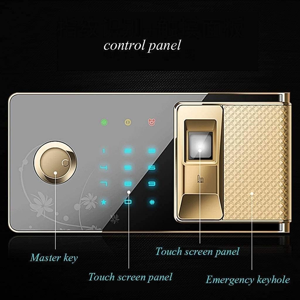 Digital Electronic Security Box,Home Safe,Fingerprint Steel Deposit for Home & Office,Cabinet with Keypad Protect Cash Box,Cash,Safe Safe