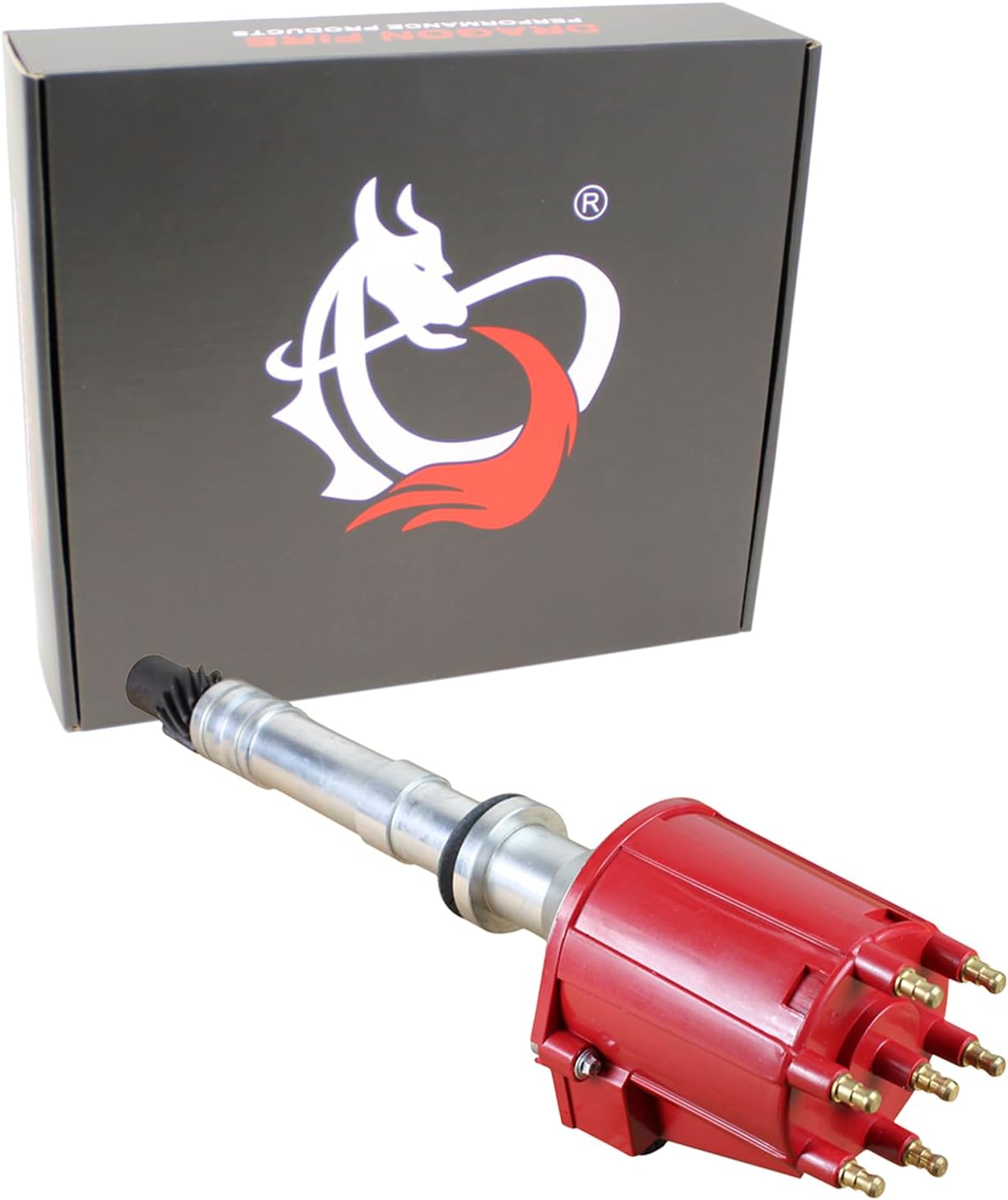 Dragon Fire High Performance Race Series Billet Electronic Ignition Distributor Compatible with 1982-1996 Chevrolet Chevy GMC Oldsmobile V6 4.3 EFI TBI OEM Fit DV6EFI-DF