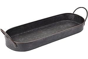 Hipiwe Rustic Metal Tray: An Industrial-Chic Accent for Your Home