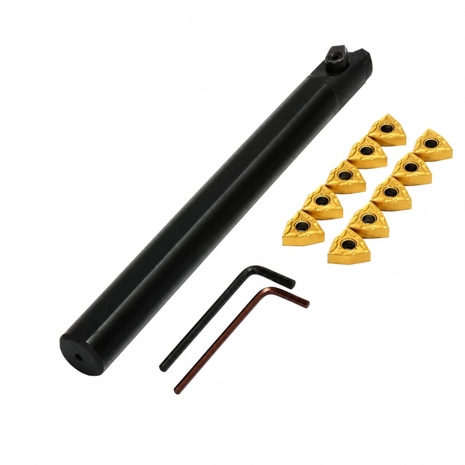 Portautensile con Inserto Professionale, di Alesatura con Inserti in metallo, per Officina Meccanica, Tornitori