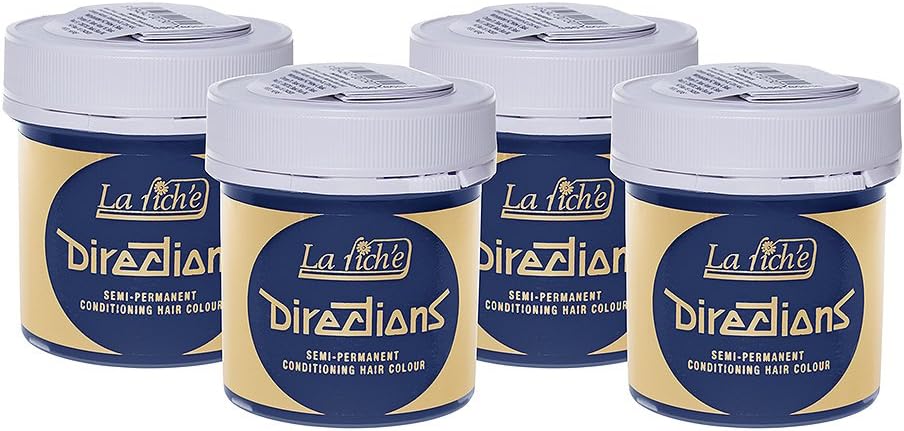 4 X La Riche Directions Semi-Permanent Hair Color 88ml Tubs - Silver, 88 ml (Pack of 4) - Image 3