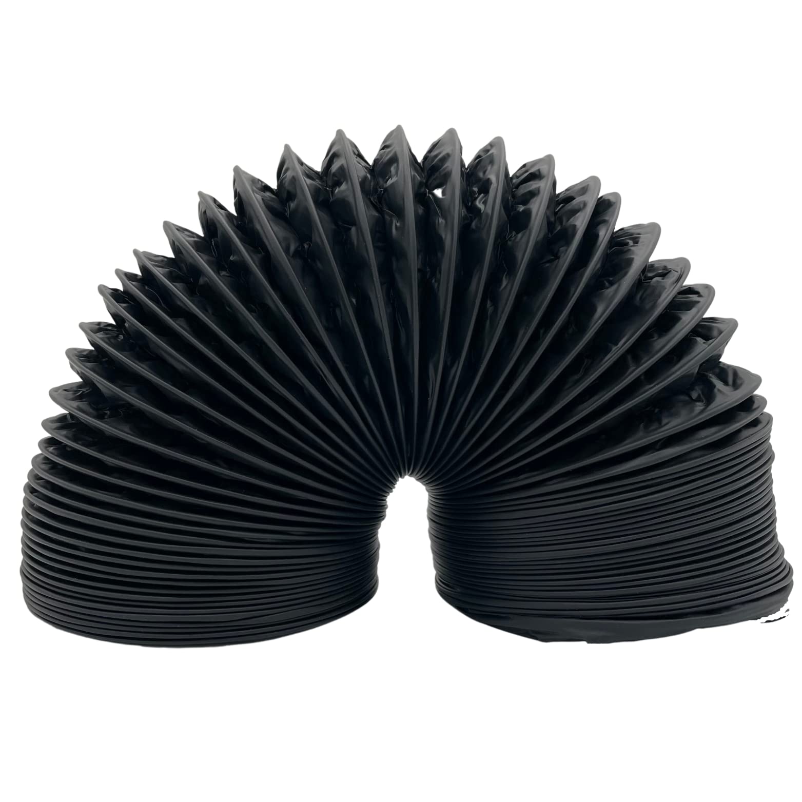 AirTech-UK Combi Ducting 250mm Dia 10" - Black Flexible Ducting for Extractor Fan Ventilation - Aluminium Flexible Ducting - Ideal for Grow Tents, Dryer Rooms, Kitchen, Restaurant - 5 Meter Length
