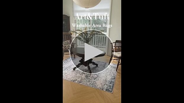 ラグ　good vibes only  グラフィティー　タフティング World Rug Gallery Multi Distressed Bohemian Vintage 18 in. x