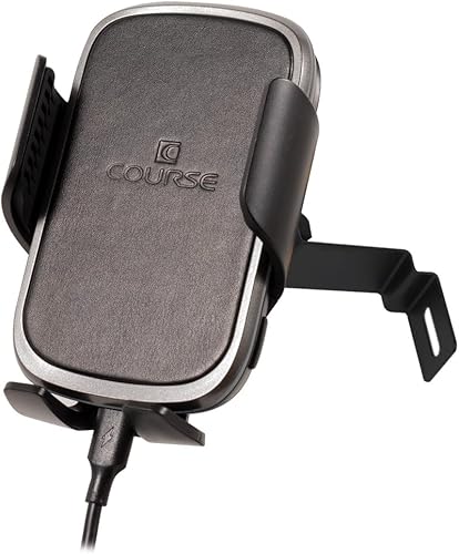 Course Motorsports DirectFit Soporte de teléfono con agarre automático inalámbrico cabezal de carga y soporte para teléfono de coche para Mazda3