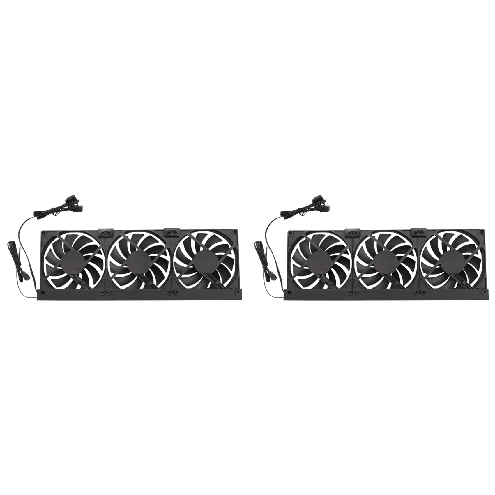 2X Ventilador de Refrigeración Universal GPU 3X90mm ARGB Iluminación de Sincronización 5V Direccionable RGB Silencioso Chasis PCI Tarjeta Gráfica Ventilador Enfriador