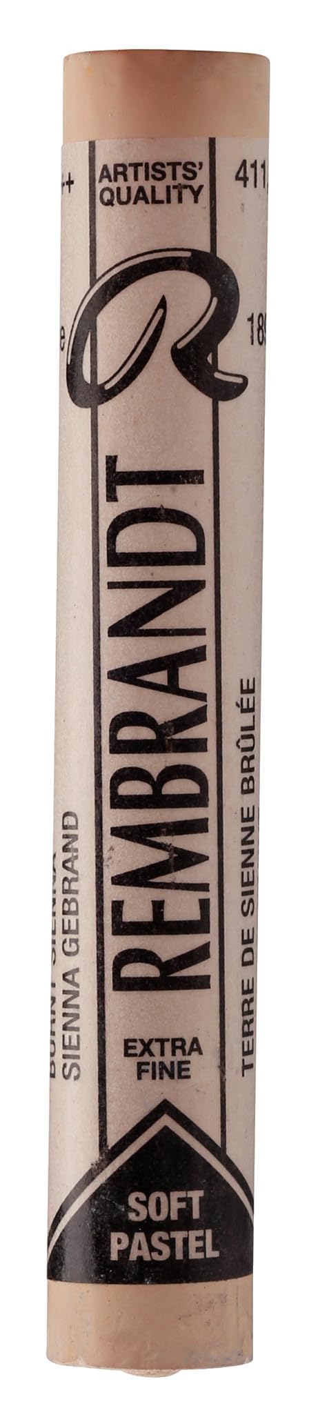Rembrandt Soft Pastel - Burnt Sienna 411.10 - Premium Quality Pigments - Vibrant & Pure Soft Crayon - High Lightfastness - Professional Artist-Grade - Netherlands Crafted