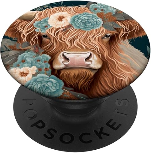 Miniatura 1 de PopSockets PopGrip intercambiables para amantes de las vacas de granjero