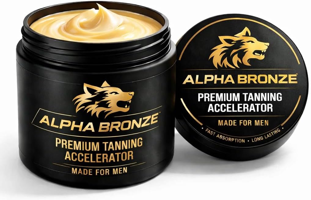 Alpha Bronze Tanning Accelerator for Men – Natural Bronze Glow (100g)