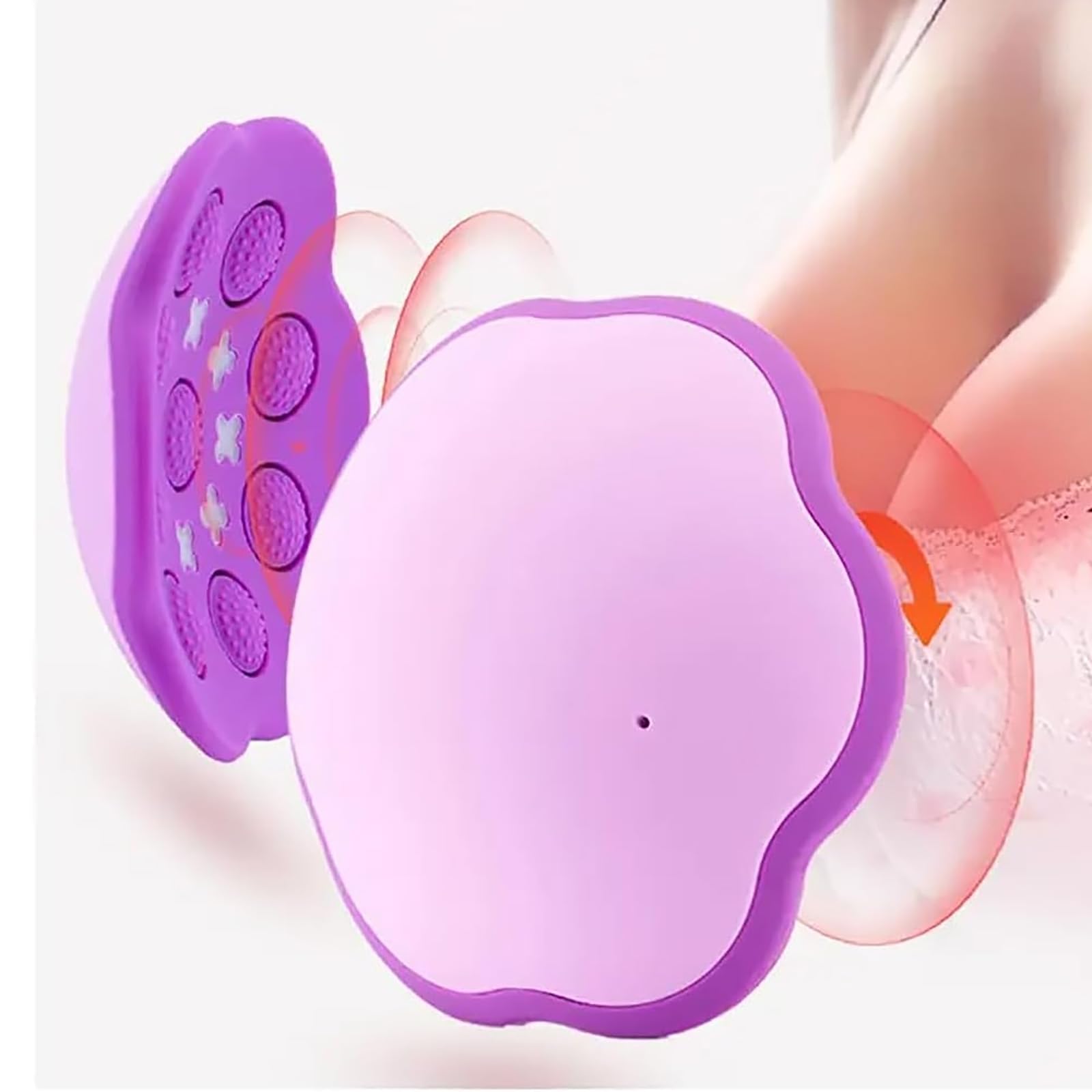 Masseur De Poitrine Électrique Avec Enveloppe De Poitrine De 15 Mm, Massage Complet À 360° Et 470 Points De Massage, 3 Niveaux De Compression Chaude Et 5 Niveaux D'intensité, 6 Modes, Poitrine