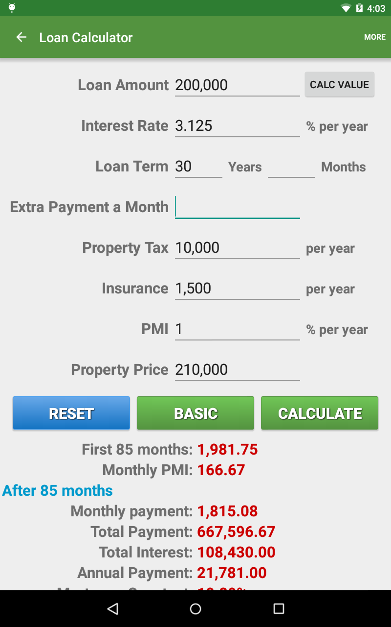 Financial Calculators - App on Amazon Appstore