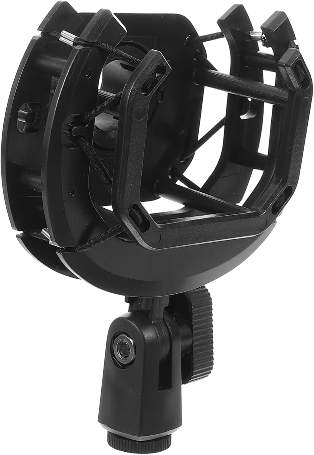 VICASKY 4pcs Stable Microphone Shock Mount - Mic Holder for Recording Studios Bars Stages and Offices Design Flexible Angle Compact and Portable