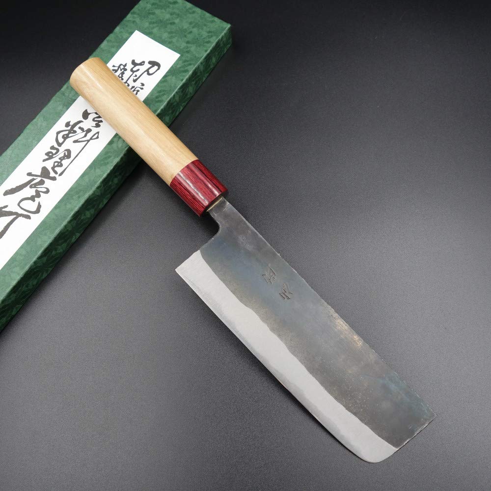 包丁 菜切 菜切包丁 165mm 安来鋼青紙２号 寿檀八角柄 越前打刃物 包丁 菜切 菜切包丁 165mm 安来鋼青紙2号 寿檀八角