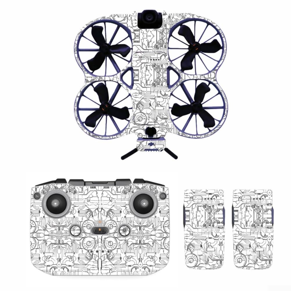 Körperaufkleber für DJI Neo 2, Bunte PVC Skins Kratzfeste Schutzfolie Wrap Decals für DJI NEO2(B)
