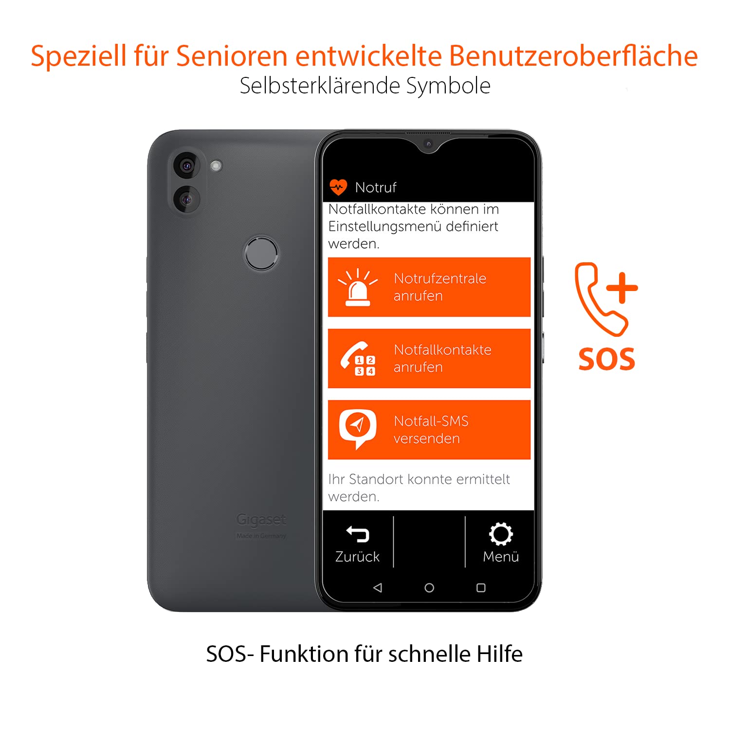 Gigaset E390 Schnurloses DECT-Telefon (mit TFT-Farb Produktbild-Vorschau 8