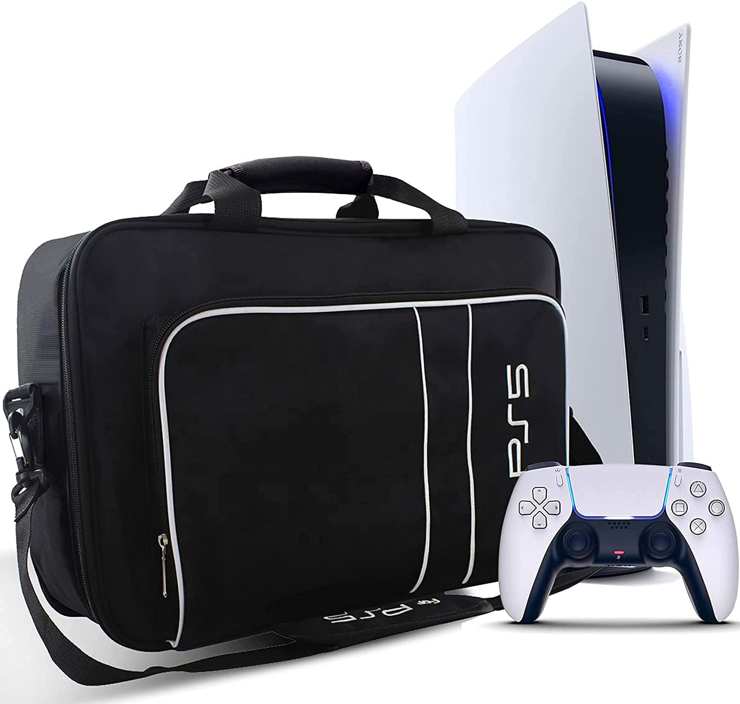 FAMINESS PS5 Carry Case Carry Travel Case for PS5 Disc/Digital Edition