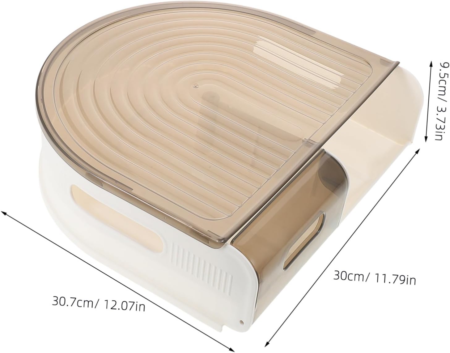 Refrigerator Egg Holder Egg Storage Box with Capacity Deep Grooves for Safe Organization for Home Kitchen Restaurant and Supermarket Use