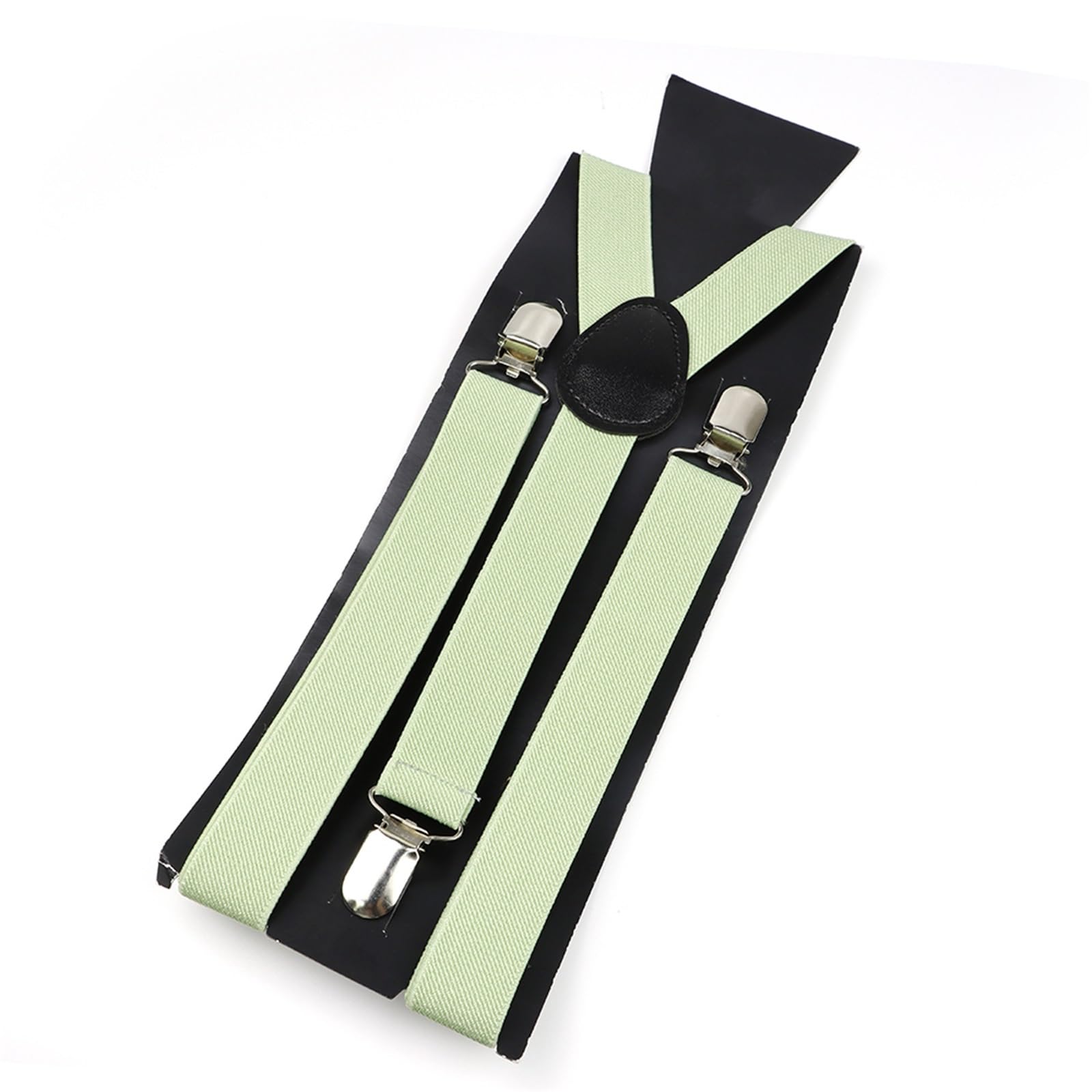 9 Tirantes Unisex con Hebilla de Clip for Hombre, Tirantes elásticos Ajustables en Forma de Y for Accesorios de Traje. para Caballero(Mix B)