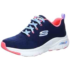 Amazon.com | Skechers Arch Fit Comfy Wave Sneakers for Women
