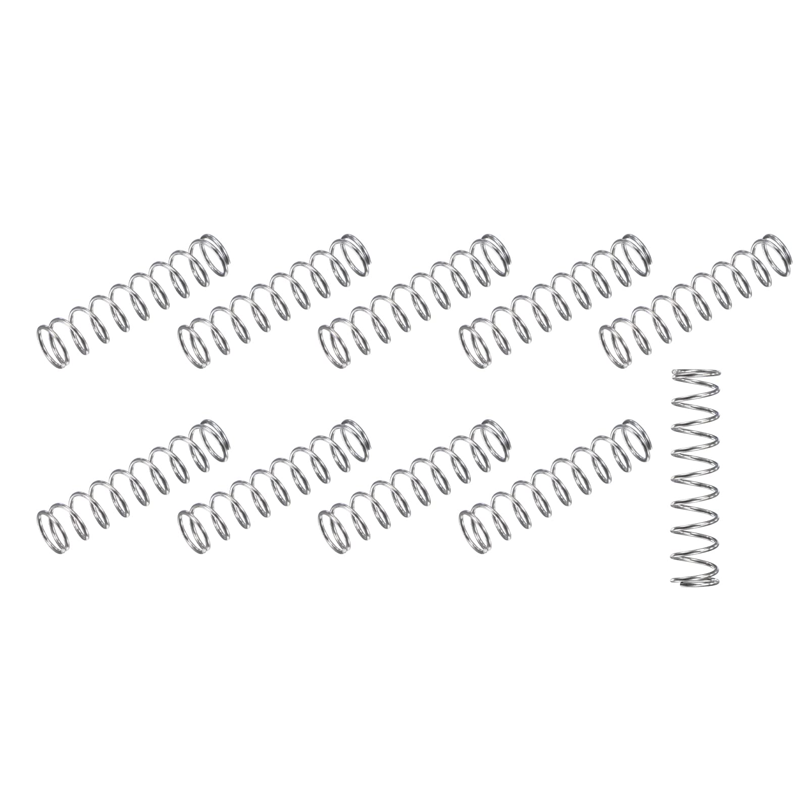 METALLIXITY Compression Spring (0.4x5mm OD,25mm Free Length) 10Pcs, Silver — Amazon image 7