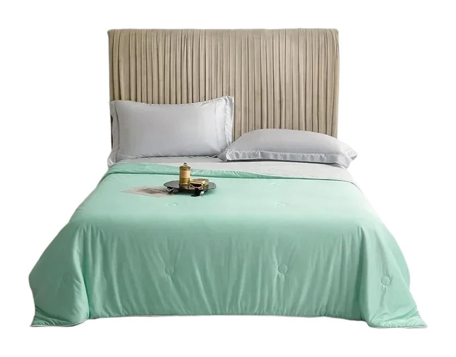 EBzvblxm Cooling Blanket for Summer, Bed Cooling Blanket For Summer Multicolor Multiple Sizes(Green,200x230 cm)