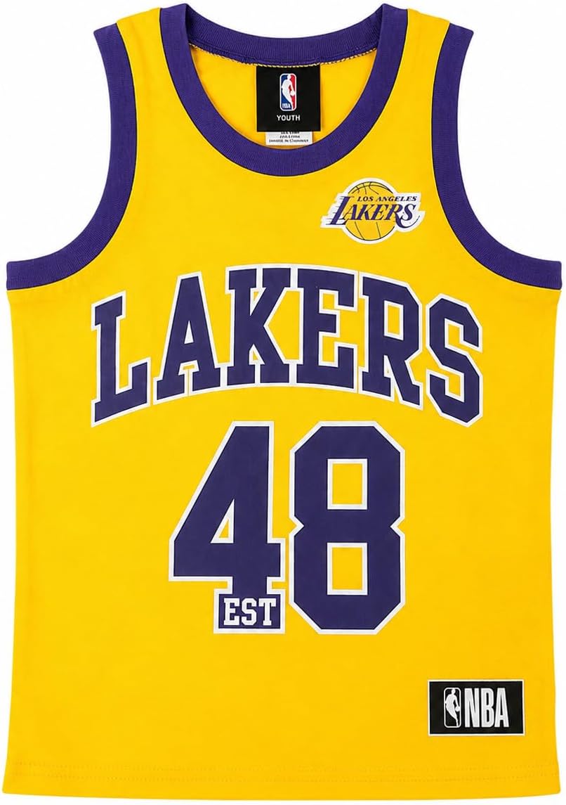 Outerstuff Los Angeles Lakers Boys Size Est. 1948 Game Day Logo Tank Top Shirt