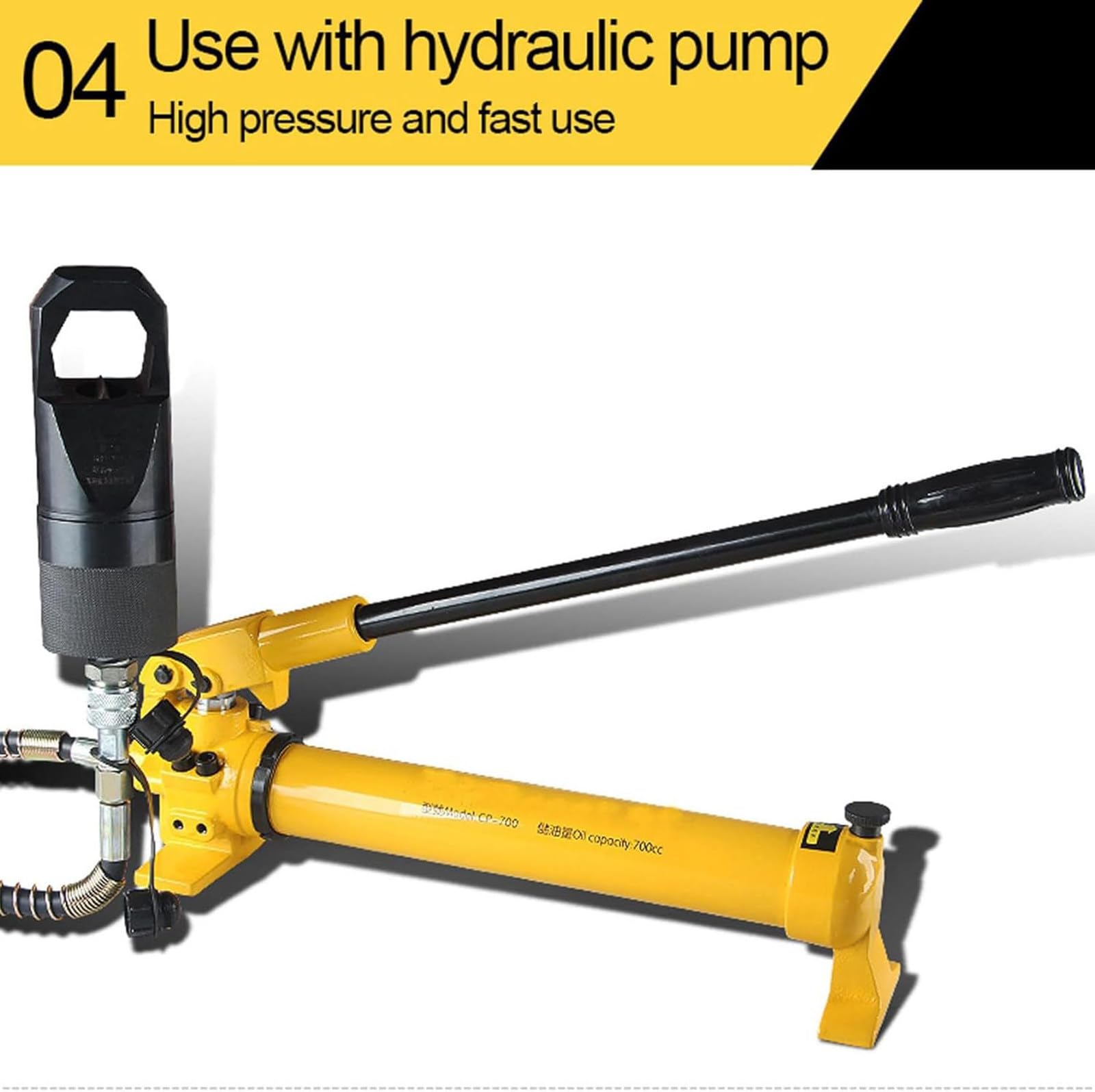 Hydrauliczny rozcinacz do nakrętek, hydrauliczny przecinak do nakrętek,do zardzewiałych, uszkodzonych, skorodowanych zapieczonych nakrętek,5T