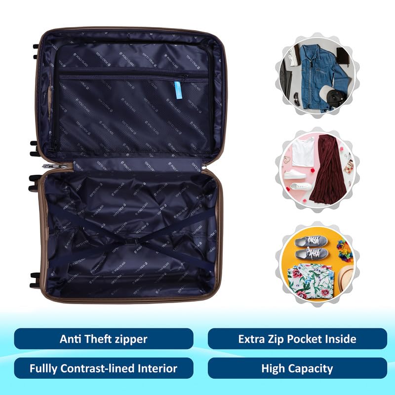 Image of Polo Class 2Pc Set Trolley Bags (24 /28 inch) - Beige