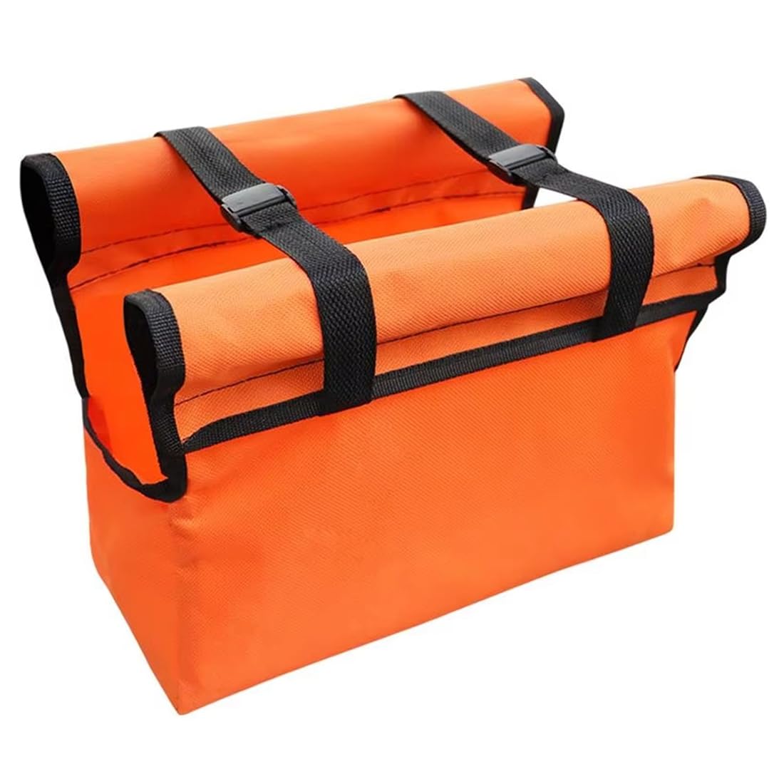Jnchdghwa Orange Telescoping Ladder Tool Bag Portable Oxford Cloth Storage Bag Utility Step Tool Pouch For Repairing Accessories A