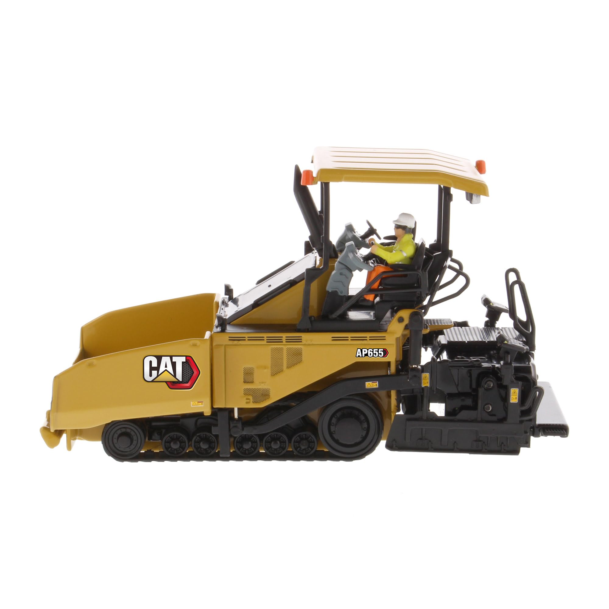 1:50 Scale Cat AP655F Asphalt Paver | High Line Series Cat Trucks & Construction Equipment | 1:50 Scale Model Diecast Collectible Model 85590-MH