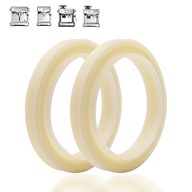 Dianrui 2PCS 54mm Silicone Steam Ring for Breville Espresso Machine Accessories BES870xl 878 860 880 810 840 450