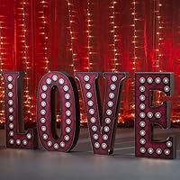 Algopix Similar Product 18 - 4 ft 4 in 3D Valentine Lighted Love