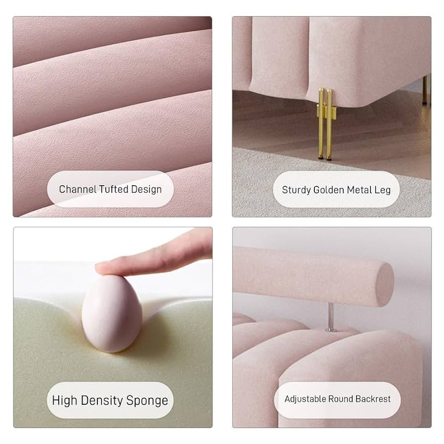 Amazon.com: Nolohoo Modern Bench for Bedroom, 52.2