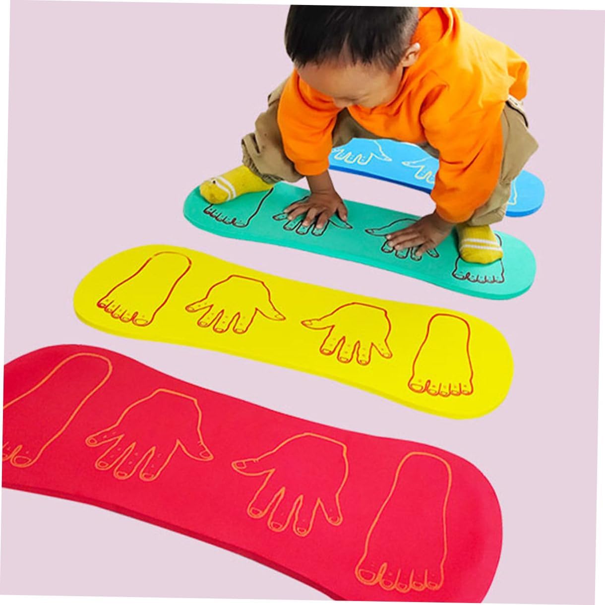 2Pcs EVA Balance Training Boards for Hand-foot Coordination Therapy Lightweight Exercise Equipment for Calf Injury Rehab and Stamina Building