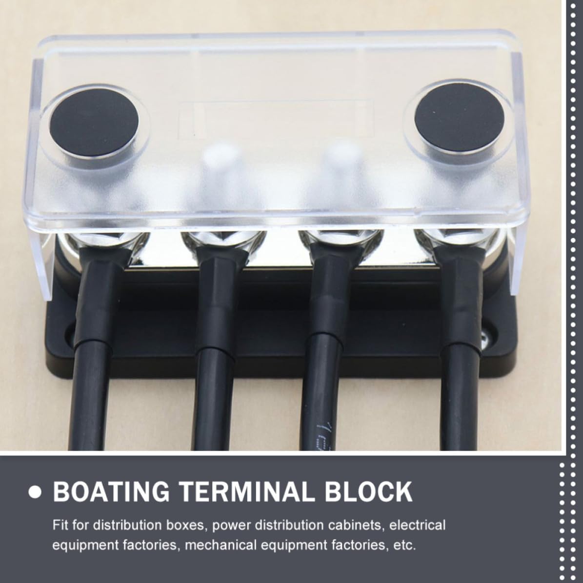Stromverteilerblock 300a aus Kupfer für Rv und Elektrische Geräte