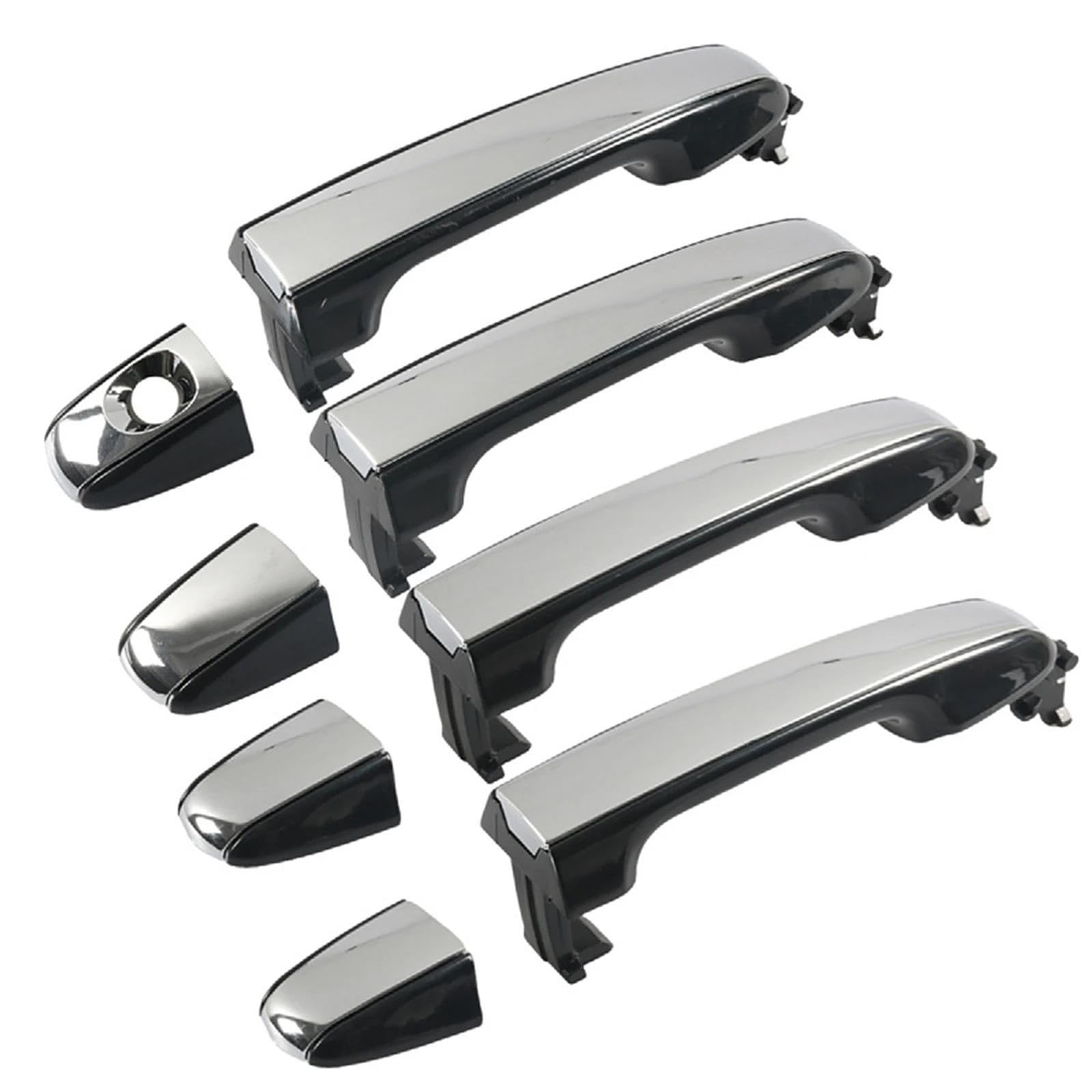 Yytemd One Color Car Door Handle Cover Exterior Moulding Trim Accessories For Toyota For Camry 2012-2017 Chrome
