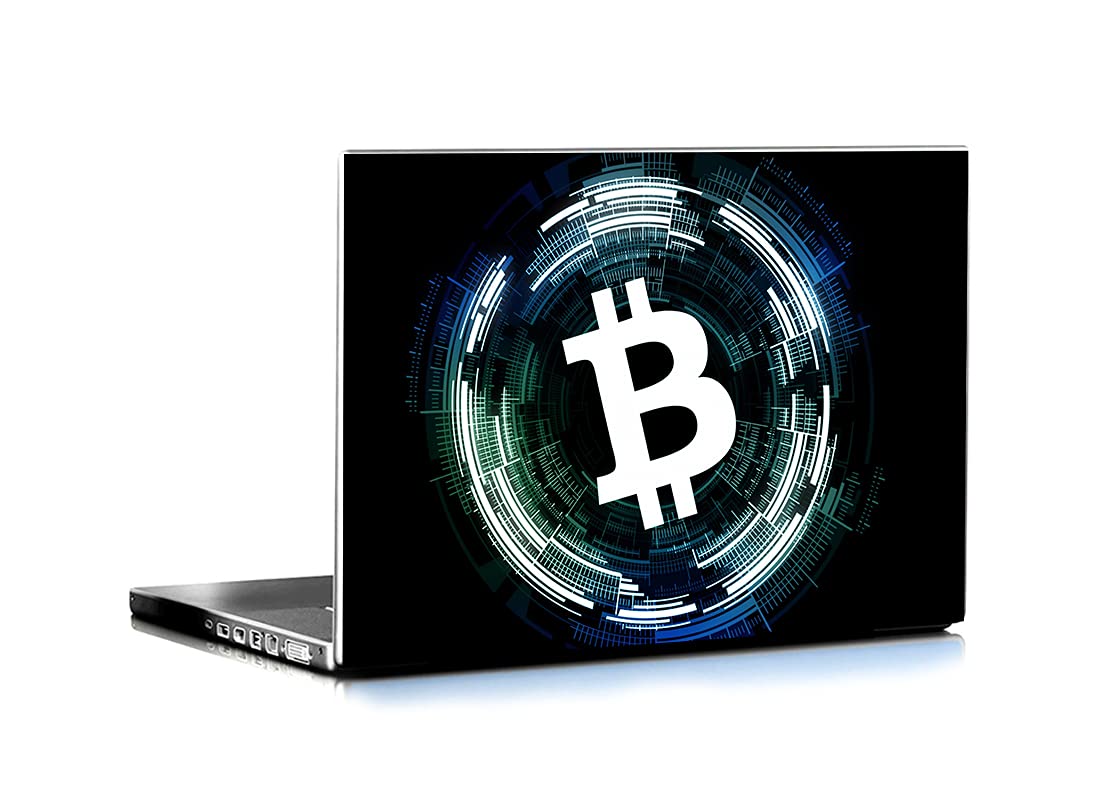 ISEE 360® Bit Coin Symbol Laptop Skin 15.6 Inch Cover Laminated Stickers and Free Track pad Skin Girls Boys Kids Students Office Vinyl Printed Multicolored HD Quality Sticker (B09GPF3XDS) Amazon Price History, Amazon Price Tracker