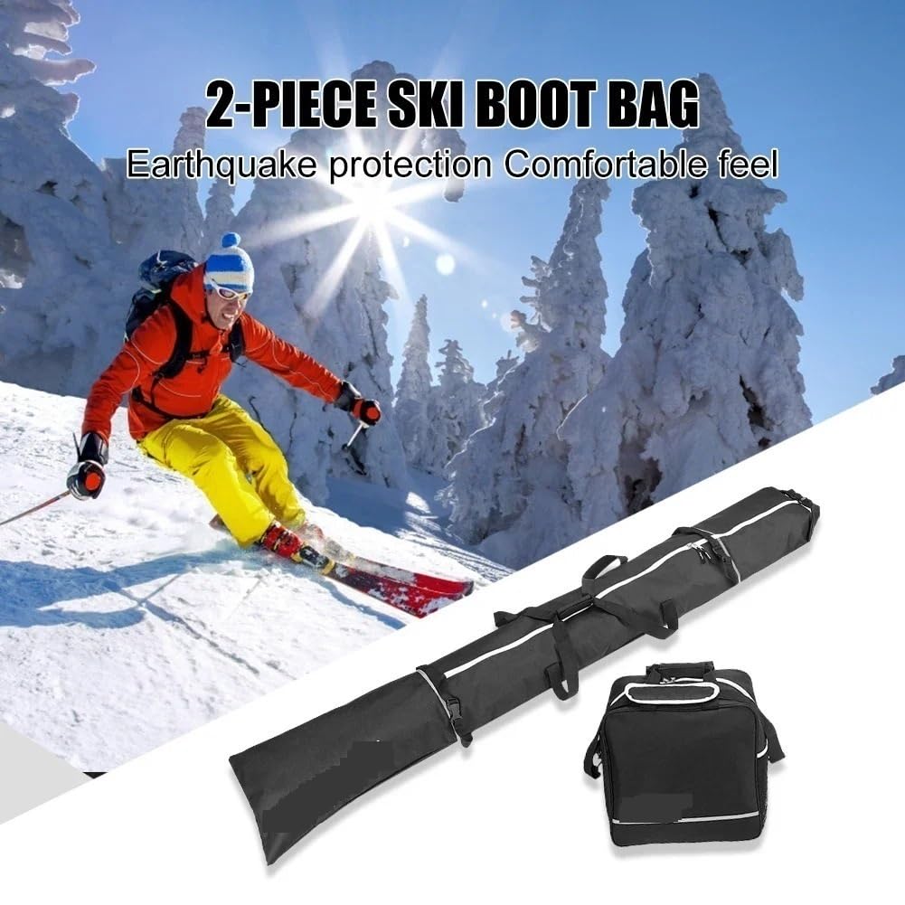 Skischuh-Rucksack, Skitasche & Skischuh-Set, gepolsterte Reisetasche, Ski- und Schlittschuh-Rucksack