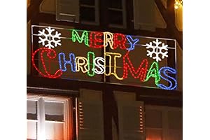 985 LED Merry Christmas Motif Decoration