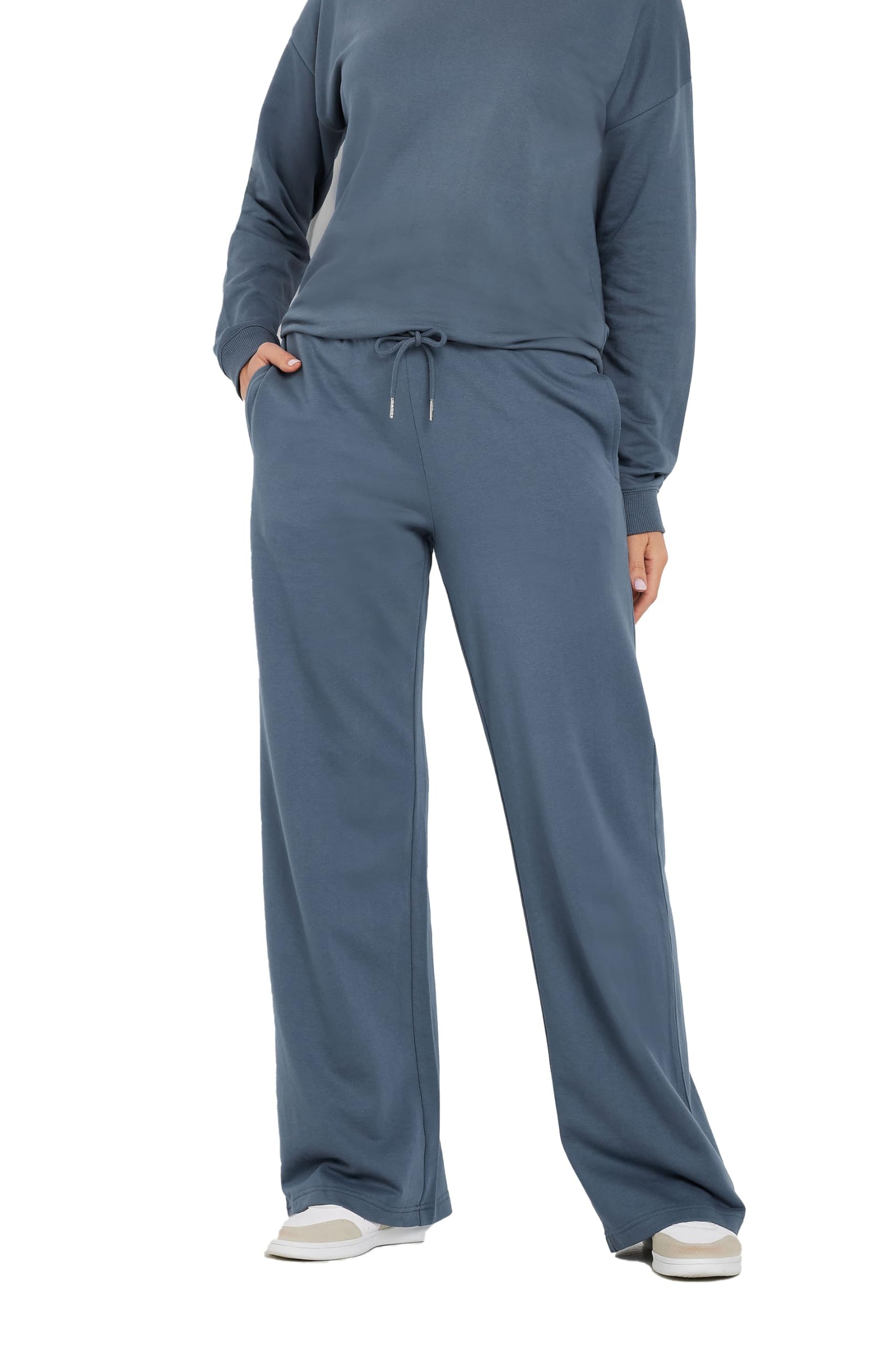 Long Tall Sally - LTS Tall Denim Wide Leg Joggers - Women's