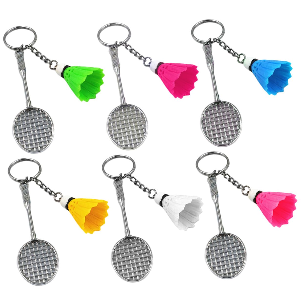 GALPADA portachiavi da badminton catena chiave dell'auto portachiavi per chiavi auto borse taschen portachiavi per auto tennis portachiavi con pallina da badminton ciondoli per zaino