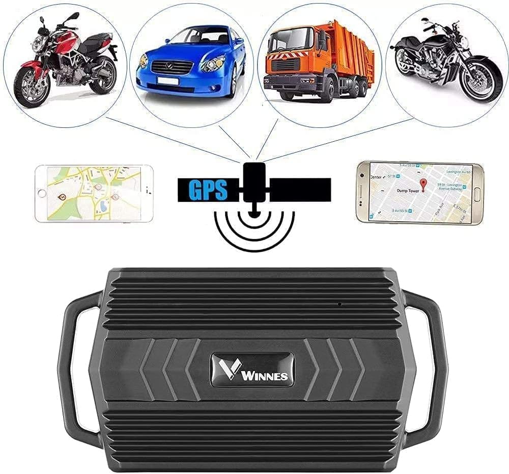 TKMARS Localizador GPS con Imanes Potentes, 50 días en Espera,Impermeable, Seguimiento en Tiempo Real,Repetición de Ruta histórica,con Aplicación Gratuita, para Camión, Barco, Vehículo, Motocicleta