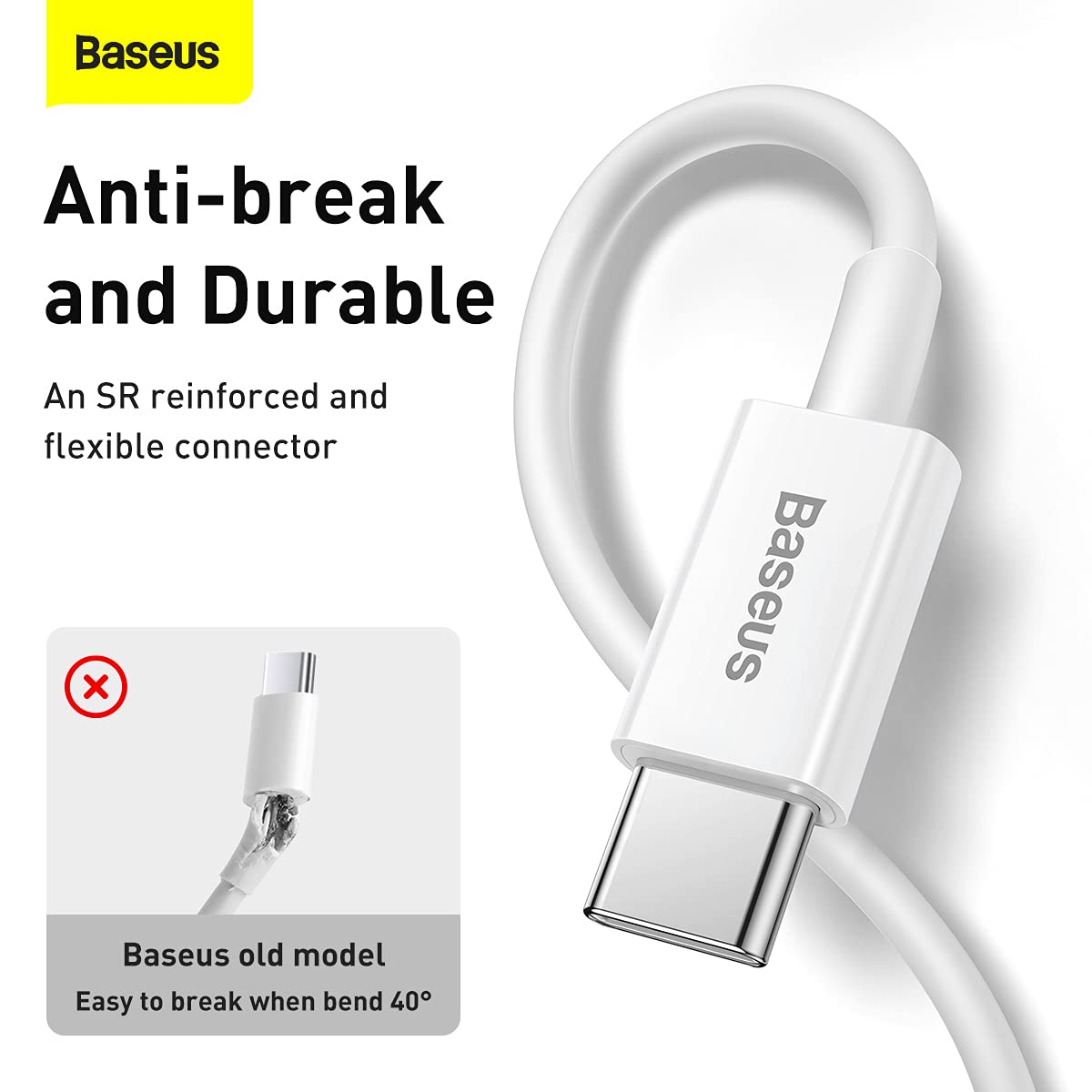 Review Cabo Baseus Type-C IP PD 20W 2m: Testado 7 dias para carga rápida