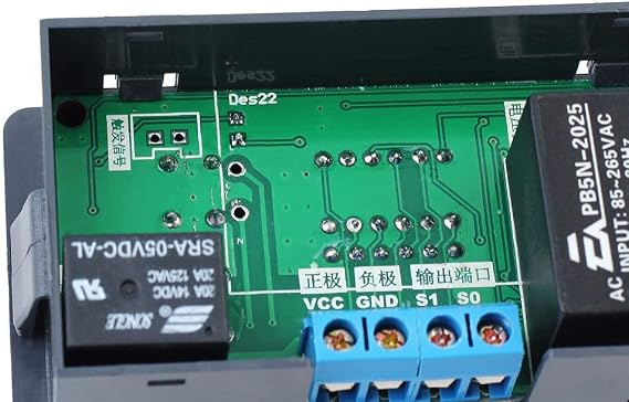 Time Relay Module, AC 85-265V Timer Cycle Control Digital Dual Display Delay Timer Switch Adjustable Module