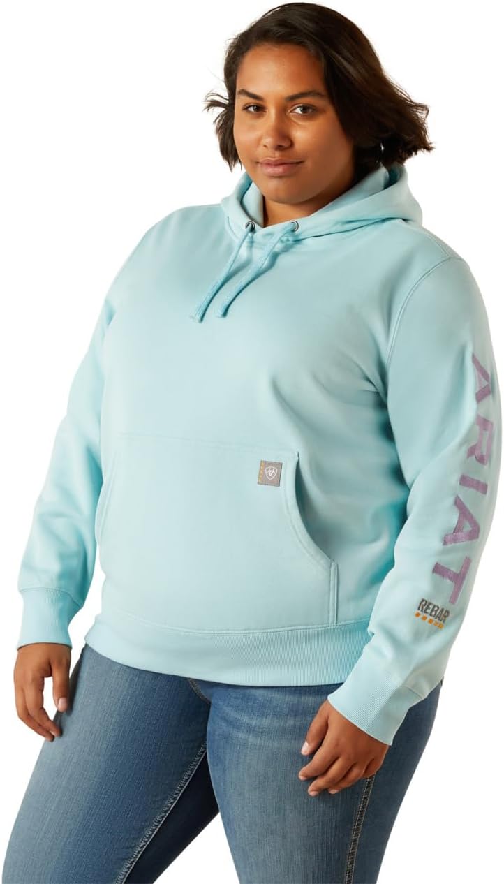 ARIAT womens Rebar Graphic Hoodie - Image 6