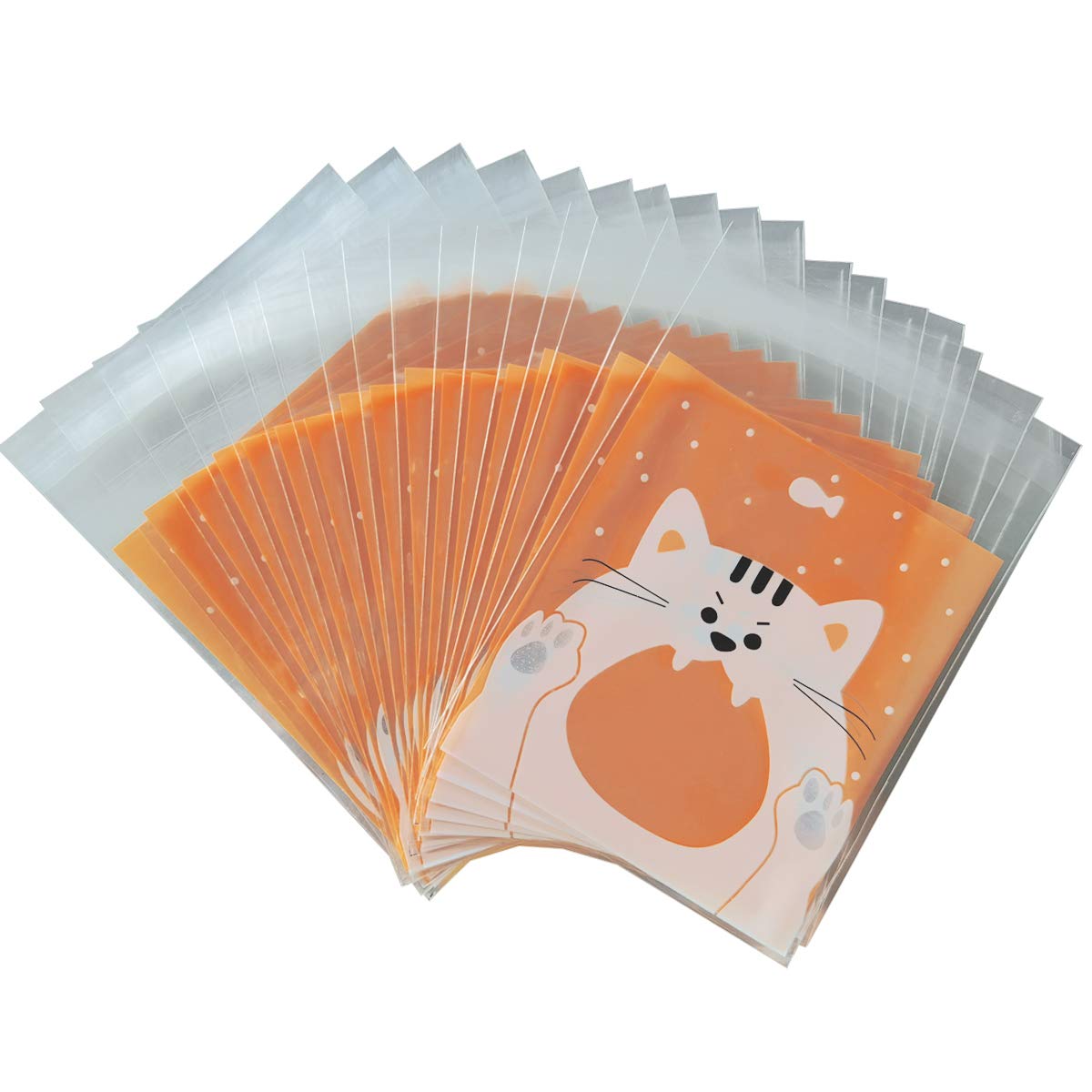 Amazon | ラッピング袋 200枚 袋 小袋 お菓子 10x11cm お菓子用袋